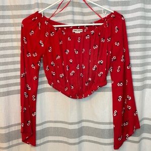 Cherry Blossom Crop Top